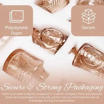 Timeliss 24-Piece Vintage Glass Vase Set for Any Occasion