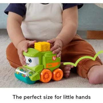 Fisher-Price Rollin’ Tractor Toy for Infants - Motor Skills Fun