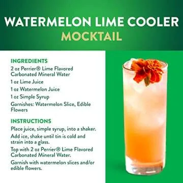 Perrier Sparkling Min Water Lime - 3 pack