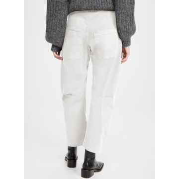 Stylish EVALESS Baggy White Jeans for Women