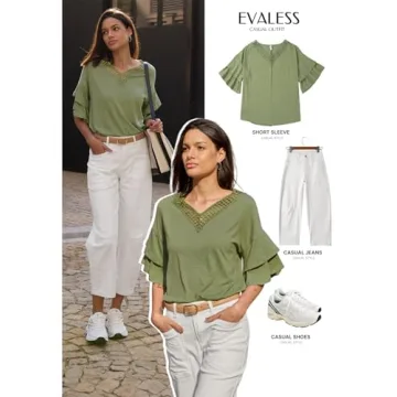 Stylish EVALESS Baggy White Jeans for Women