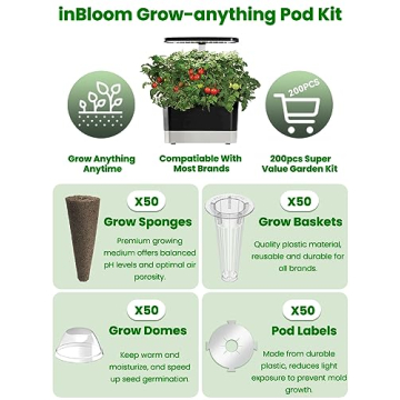 inbloom Hydroponic Seed Pod Kit for Indoor Gardening