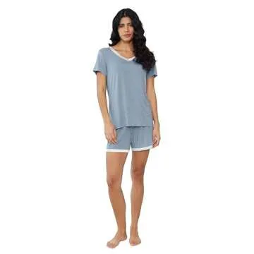 Joyaria Women's Cooling Bamboo Pajama Set for Comfort