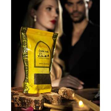 SWISS ARABIAN Oud Muattar Mumtaz - Luxury Products from Dubai - Lasting and Addictive Home Fragrance Incense - Give Your Home A Seductive Signature Aroma - The Luxurious Scent of Arabia - 8.8 Oz