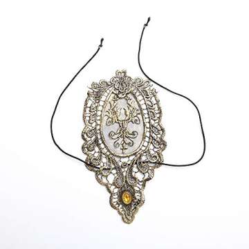 Jurxy Bronzing Fingerless Gloves with Ring - Elegant Accessory