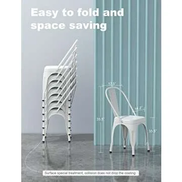 Stylish Waterproof Metal Dining Chair Set for All Occasions