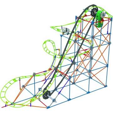 K'Nex Typhoon Frenzy Roller Coaster Building Set - Fun Engineering Kit
