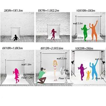 WOLADA 7x5FT Super Bowl Party Backdrop for Events