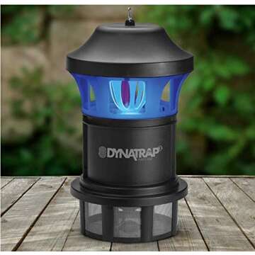 DynaTrap DT1775 Insct Trap AtraktaGlo Light, 1 Acre, Black