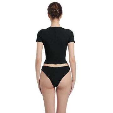 Abonlen Crewneck Short Sleeve Tee for Women - Stylish Basics