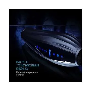 Neuro by Paul Mitchell Halo Tourmaline Touch-Screen Hair Dryer, Multiple Heat + Speed Settings, Cool Shot Button