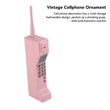 POCREATION Phone Phone Retro Cell Phone Model, Simulation Brick Cellphone Model Retro Cellphone Mode...