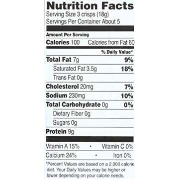 Kitchen Table Bakers, Cracker Parmesan Aged, 3 Oz