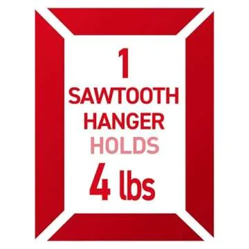 Command Sawtooth Picture Hangers for Damage-Free Hanging