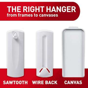 Command Sawtooth Picture Hangers, Damage Free Hanging Frame Hangers, No Tools Wall Hooks for Hanging Sawtooth Frames in Living Spaces, 4 White Picture Frame Hangers and 8 Command Strips