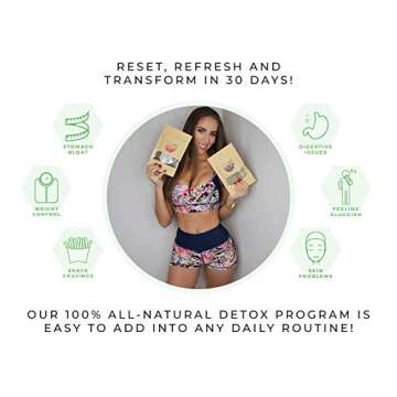 Teami® 30-Day Detox Tea Pack: All-Natural Teatox Kit with Teami Skinny & Teami Colon Cleanse Loose Leaf Herbal Teas Lemon & Original