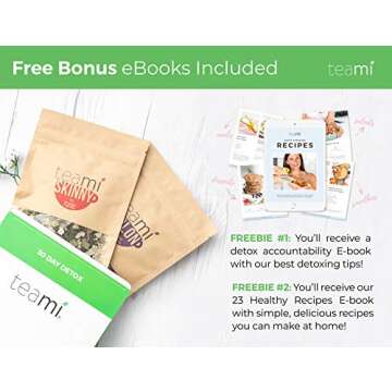 Teami® 30-Day Detox Tea Pack: All-Natural Teatox Kit with Teami Skinny & Teami Colon Cleanse Loose Leaf Herbal Teas Lemon & Original