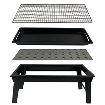 Mueller Portable Charcoal Grill & Smoker for Travel Cooking