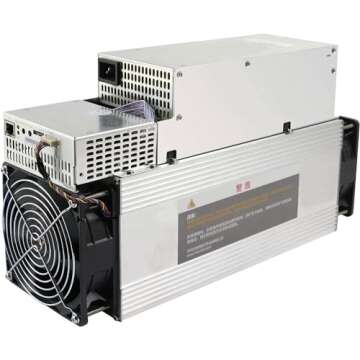 MicroBT Whatsminer M30S 90TH/S Bitcoin ASIC Miner(38J/TH, 3420W, 220V, SHA256), High Stability, High Efficient Energy Consumption, Air-Cooling Home Mining Machine for BTC/BCH/BSV, w/PSU (Renewed)