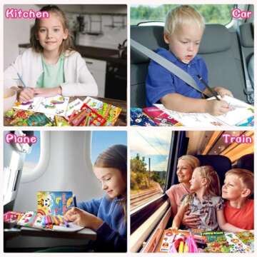 Kalysky 15Pack Bulk Coloring Books (5.9 * 8.5 inch) for Kids Ages 2-4 4-8, Kids Party Favors Carnival Prizes Goodie Bag Stuffer,Classroom Activity Supplies,Activity Books for Kids