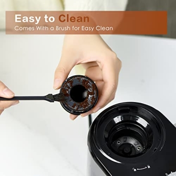 HOMOKUS Electric Burr Coffee Grinder for Coffee Lovers