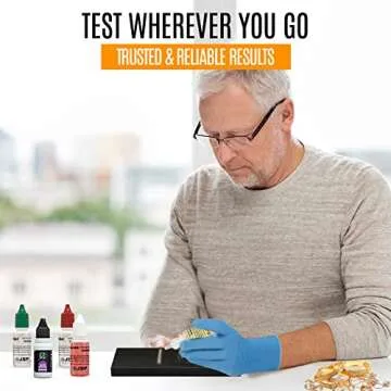 Jewelry Testing Kit for Gold, Silver, Platinum - Accurate & Safe