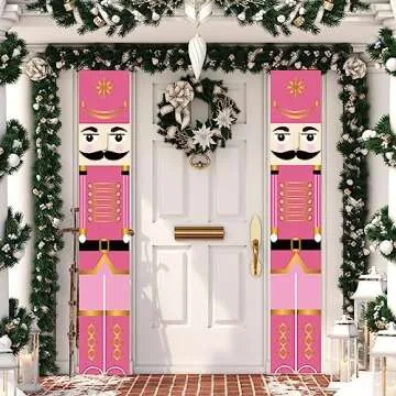 Pink Nutcracker Christmas Decorations for Festive Cheer