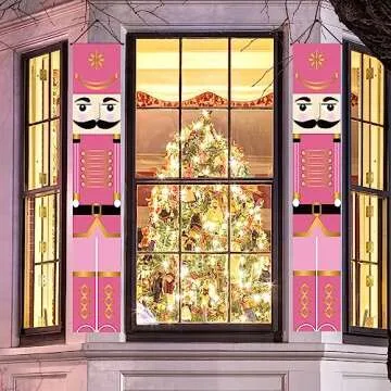 Pink Nutcracker Christmas Decorations for Festive Cheer