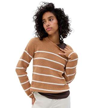 GAP Women's Textured Pullover Sweater - Stylish Comfort for All