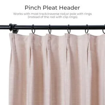 Luxurious TWOPAGES Faux Linen Curtain - Perfect for Any Room
