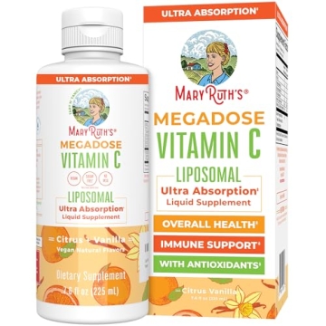Liposomal Vitamin C 500mg - Vegan Immune Support Supplement