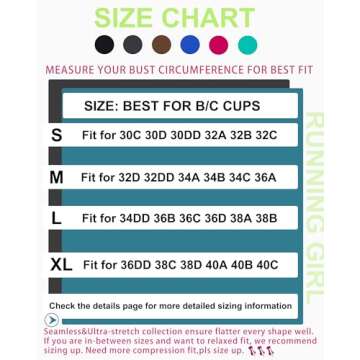 Stylish RUNNING GIRL Sports Bra for Medium Support Women