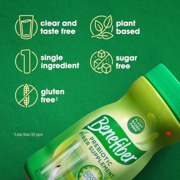 Benefiber Daily Prebiotic Fiber Powder for Digestive Health