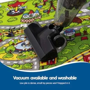 Booooom Jackson Car Rug Kids Car Carpet Playmat Rug 60"x32",Train Rug,Car Mat for Kids Toy Cars,City Kids Rug Play Mat,Non Slip Kids Rug for Playroom Bedroom Boys,Children Play Area Rug Cars,Road Rug