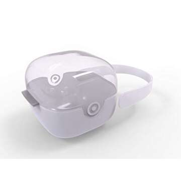 Purifyou BPA-Free Pacifier Holder Set of 3 Clear Cases