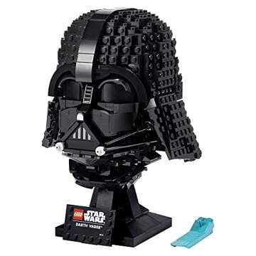 LEGO Star Wars Darth Vader Helmet Building Set, Mask Model Kit for Adults to Build and Display, Coll...