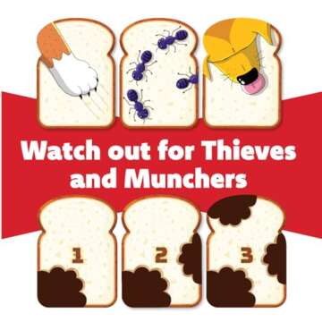 Gamewright – Slamwich – A Fast Flipping Card Game for Kids – Ages 6 and Up – Great for Family Game Night