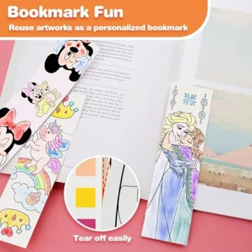 Mess-Free Paint with Water Coloring Book for Kids