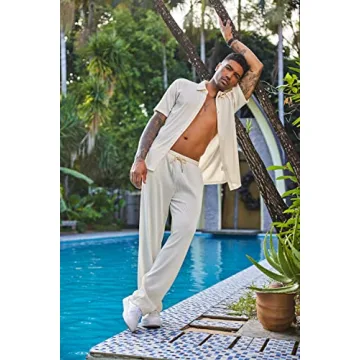 Shop COOFANDY Men's Casual 2 Piece Summer Outfit