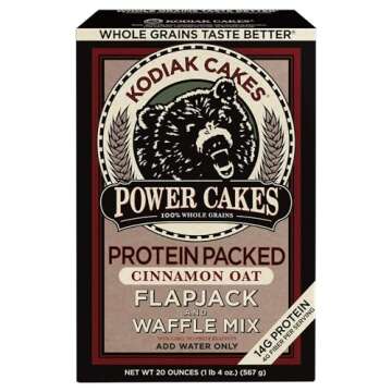 Power Cakes Cinnamon Oat Flapjack & Waffle Mix (Pack of 6)6