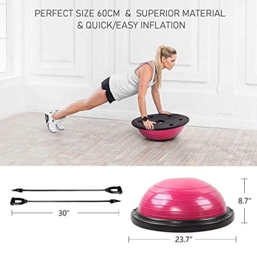 RitFit Balance Ball Trainer for Yoga and Fitness