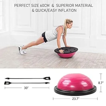 RitFit Balance Ball Trainer for Yoga and Fitness