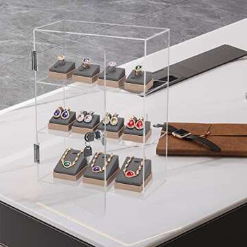 Choowin Lockable Acrylic Display Case for Collectibles