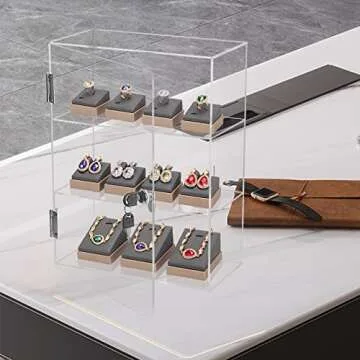 Choowin Lockable Acrylic Display Case for Collectibles