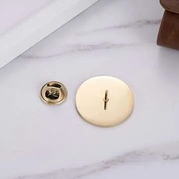 Stainless Steel She Her Pronoun Pin for Pride Festivals