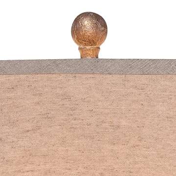 Franklin Iron Works Bentley Rustic Farmhouse Table Lamps 29" Tall Set of 2 Brown Leaf Hammered Metal Pot Off White Empire Shade for Bedroom Living Room House Home Bedside Nightstand Office Entryway