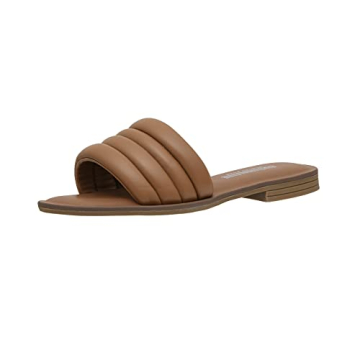 CUSHIONAIRE Women's Helen Slide Sandal for All-Day Comfort