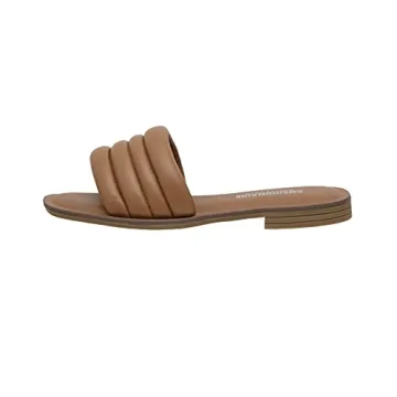 CUSHIONAIRE Women's Helen Slide Sandal for All-Day Comfort