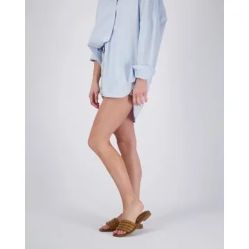 CUSHIONAIRE Women's Helen Slide Sandal for All-Day Comfort