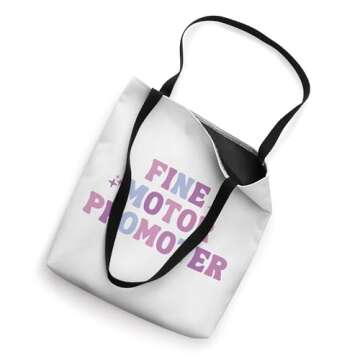 OT Occupational Therapy Fine Motor Promoter - Pink & Purple Tote Bag